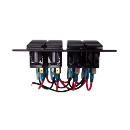 25 pcs - RS PRO SPST, On-Off Rocker Switch Panel Mount