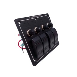 25 pcs - RS PRO SPST, On-Off Rocker Switch Panel Mount