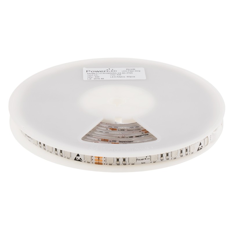 1 pcs - PowerLED 24V RGB LED Strip Light, 5m Length