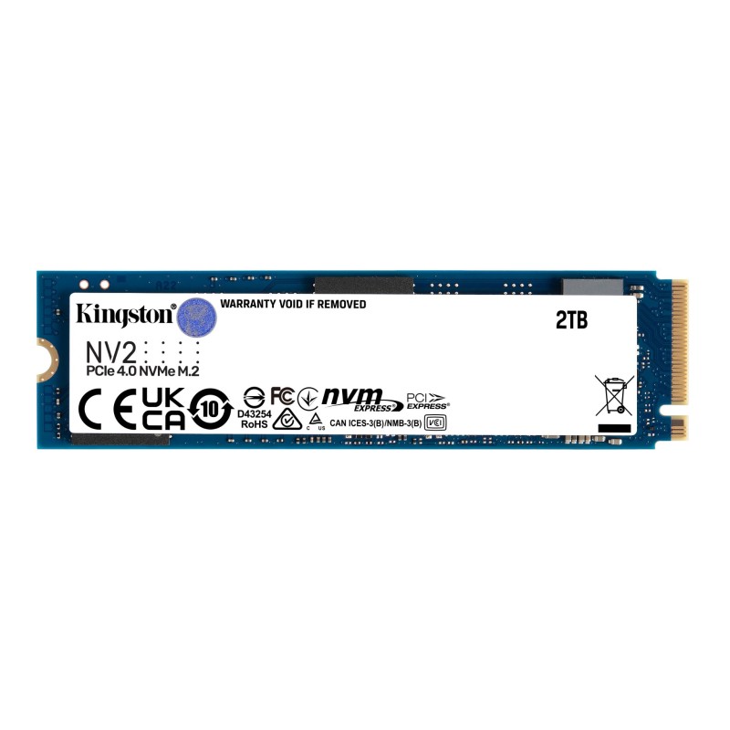 1 pcs - Kingston NV2 M.2 2280 2 TB Internal SSD