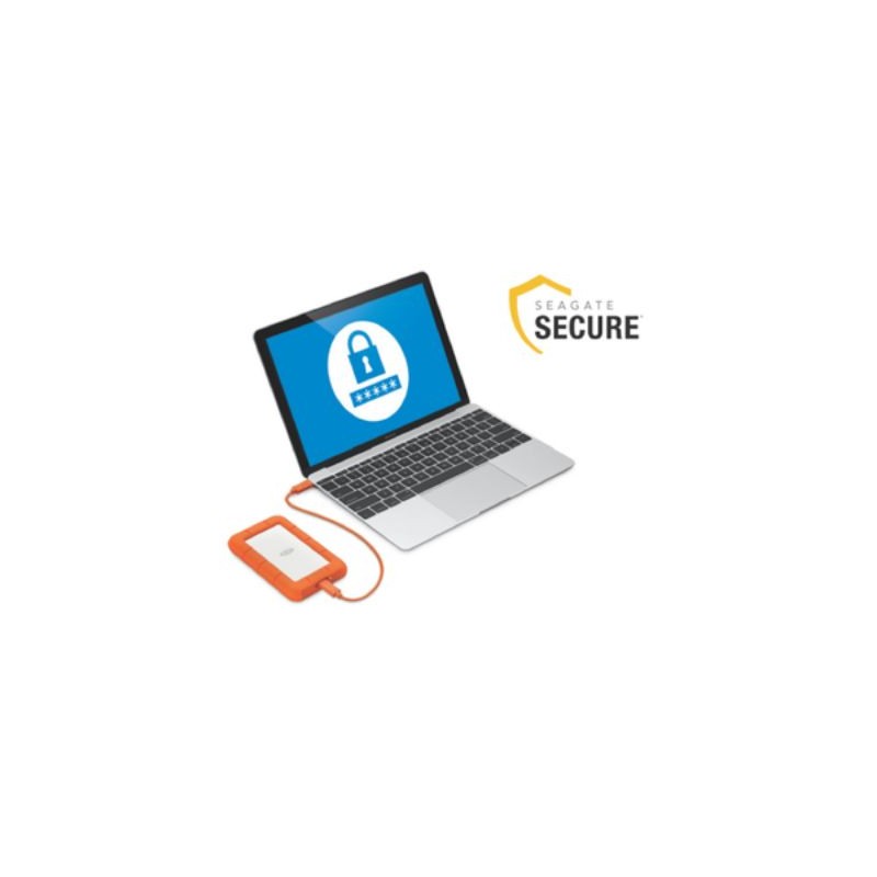 1 pcs - Seagate RUGGED SECURE USB-C External Installation 2 TB External Portable Hard Drive