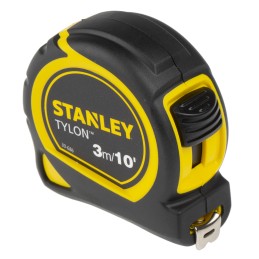 1 pcs - Stanley Tylon 3m Tape Measure, Metric & Imperial