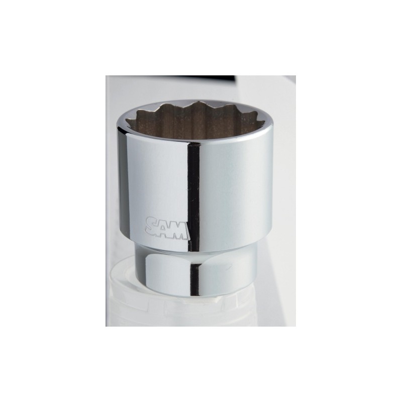 1 pcs - SAM 3/4 in Drive 33mm Standard Socket, 12 point, 56 mm Overall Length