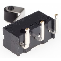 50 pcs - ZF Roller Lever Micro Switch, Left Angle PCB Terminal, 3 A @ 125 V ac, SPDT