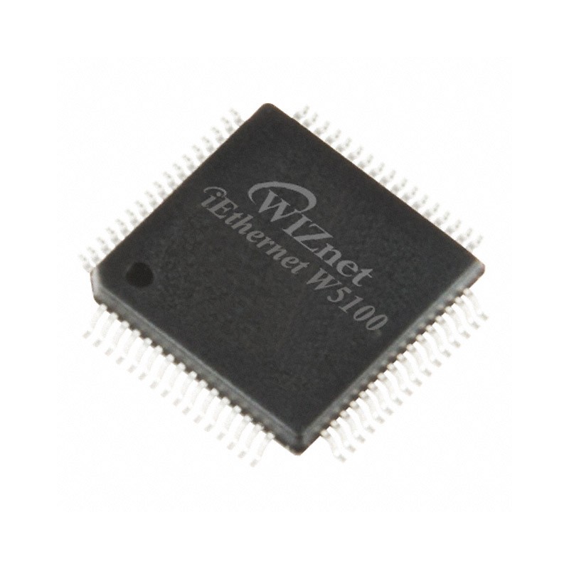 1 pcs : W5100 - IC CONTROLLER ETHERNET 80LQFP