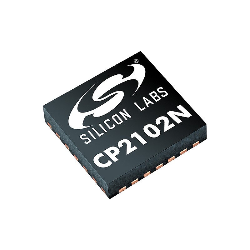 1 pcs : CP2102N-A02-GQFN28 - IC USB TO UART BRIDGE QFN28