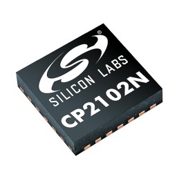 1 pcs : CP2102N-A02-GQFN28R - IC USB TO UART BRIDGE QFN28