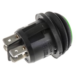 50 pcs - ZF Illuminated DPST, On-None-Off Rocker Switch Panel Mount