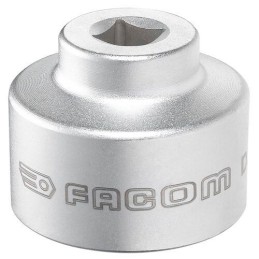 1 pcs - Facom 3/8 in Drive 32mm Oil Filter Socket, 6 point