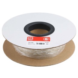 1 Reel of 7 M - RS PRO Heat Shrink Tubing, Clear 6mm Sleeve Dia. x 7m Length 3:1 Ratio