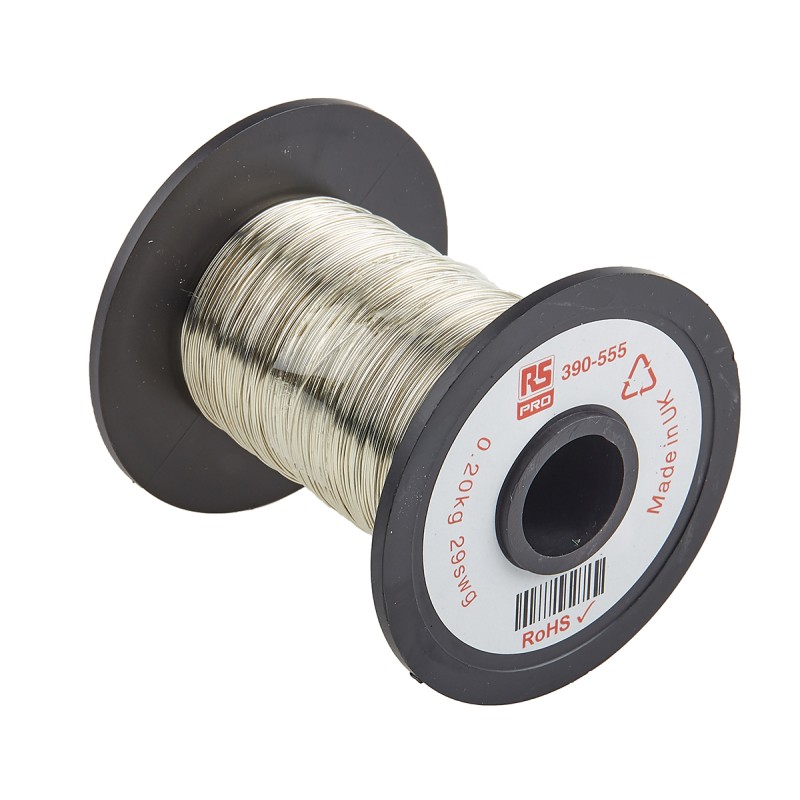 1 pcs - RS PRO Single Core 0.35mm diameter Copper Wire, 234m Long