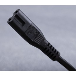 1 pcs - RS PRO IEC C7 Socket to Type C Europlug Plug Power Cord, 1.8m