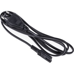 1 pcs - RS PRO IEC C7 Socket to Type C Europlug Plug Power Cord, 1.8m