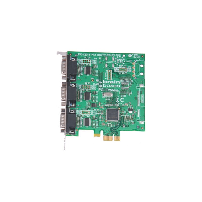 1 pcs - Brainboxes 3 Port PCIe RS232 Serial Card