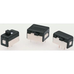 1 pcs - APEM PCB Slide Switch DPDT Latching 1 A @ 30 V dc Slide