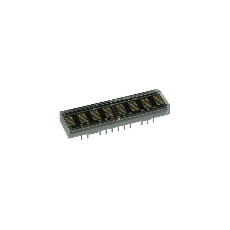 1 pcs - HDSP-2133 Broadcom 8 Digit Dot Matrix LED Light Bar, 5 X 7 Dot Matrix Green 7.5 mcd 5mm