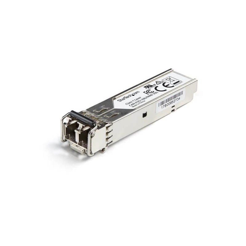 1 pcs - StarTech.com Juniper Compatible LC Single Mode SFP Transceiver Module, Full Duplex, 1000Mbit/s