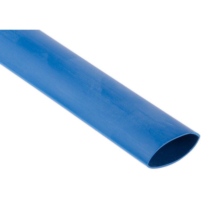 1 Bag of 1 - RS PRO Halogen Free Heat Shrink Tubing, Blue 12.7mm Sleeve Dia. x 1.2m Length 2:1 Ratio