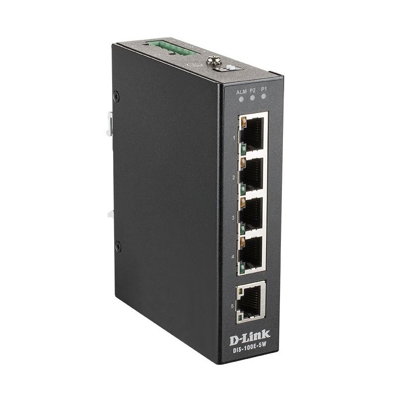 1 pcs - D-Link DIS-100E-5W, Unmanaged 5 Port Ethernet Switch With PoE