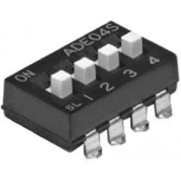 2 pcs - TE Connectivity 8 Way Through Hole DIP Switch SPST