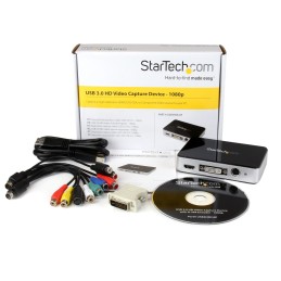 1 pcs - StarTech.com Composite, S-Video to USB Video Capture Module, 1920 x 1080 Maximum Resolution
