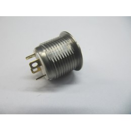 1 pcs - RS PRO Illuminated Push Button Switch, Momentary, Panel Mount, 16mm Cutout, SPST, Red LED, 36V dc, IP67