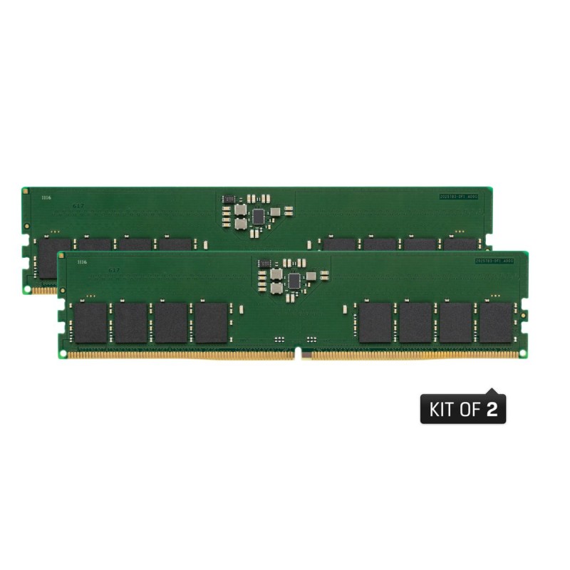 1 pcs - Kingston 32 GB DDR5 Desktop RAM, 4800MHz, DIMM, 1.1V