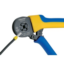 1 pcs - Klauke Hand Ratcheting Crimp Tool for Wire Ferrules, 0.14 - 10mm² Wire