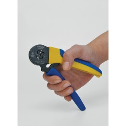 1 pcs - Klauke Hand Ratcheting Crimp Tool for Wire Ferrules, 0.14 - 10mm² Wire