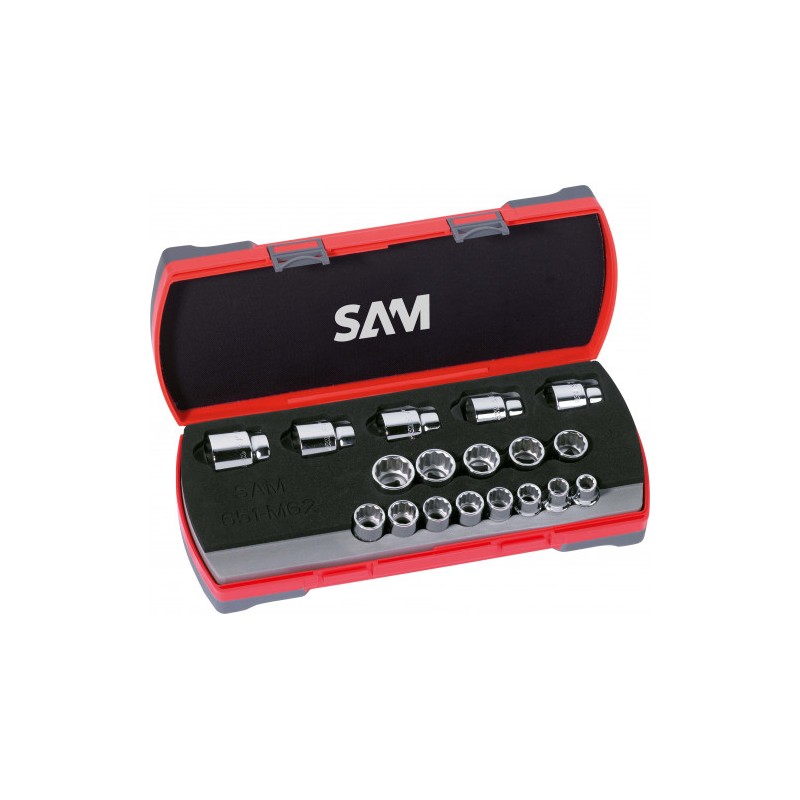 1 pcs - SAM 1/2 in, 3/4 in, 3/8 in, 5/8 in, 7/8 in, 7/16 in, 9/16 in, 11/16 in, 13/16 in, 15/16 in, 19/32 in, 21/32 in, 25/32