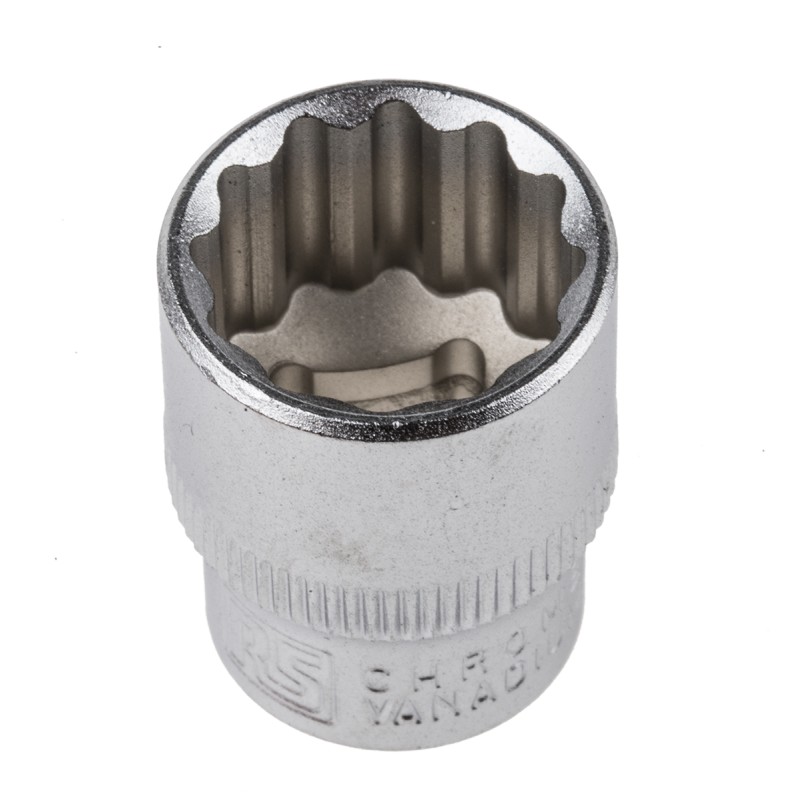 1 pcs - RS PRO 3/8 in Drive 16mm Standard Socket, 12 point