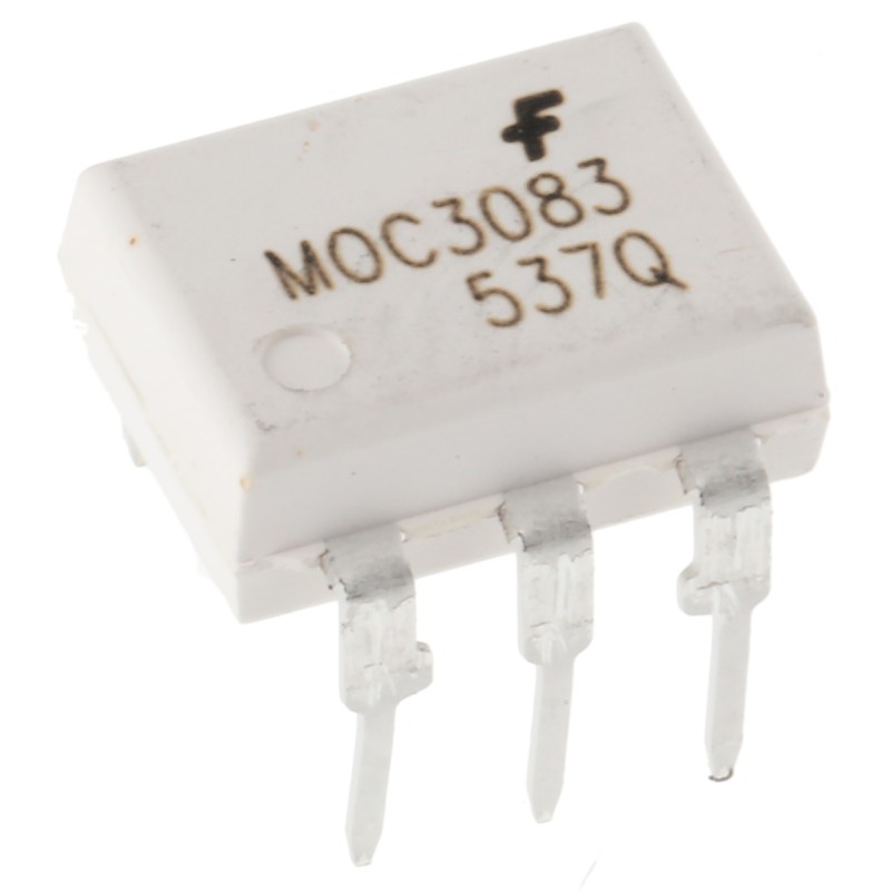 25 pcs - onsemi, MOC3083M DC Input Triac Output Optocoupler, Through Hole, 6-Pin DIP