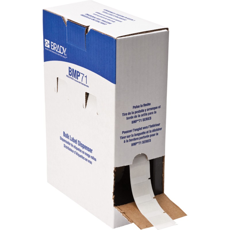 1 Box of 2500 - Brady Label Printer Ribbon for use with BMP61, BMP71, Labels for M610, M611, M710 Printers