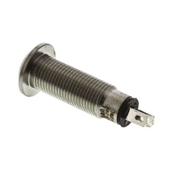 1 pcs - Marl Blue Panel Mount Indicator, 12 - 28V, 8.1mm Mounting Hole Size, Solder Tab Termination, IP67