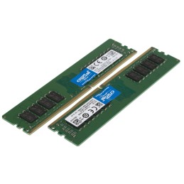 1 pcs - Crucial 16 GB DDR4 Desktop RAM, 2666MHz, UDIMM, 1.2V