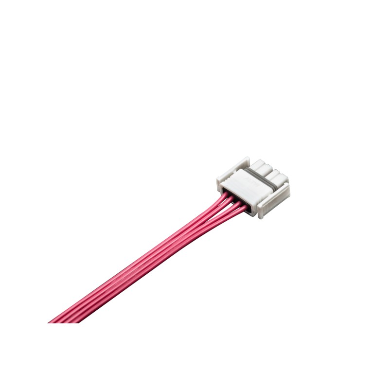 2 pcs - Amphenol Industrial 4 Way Male SSL 1.2 Unterminated Wire to Board Cable, 400mm