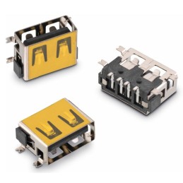 10 pcs - Wurth Elektronik Straight, SMT, Socket Type A 2.0 USB Connector