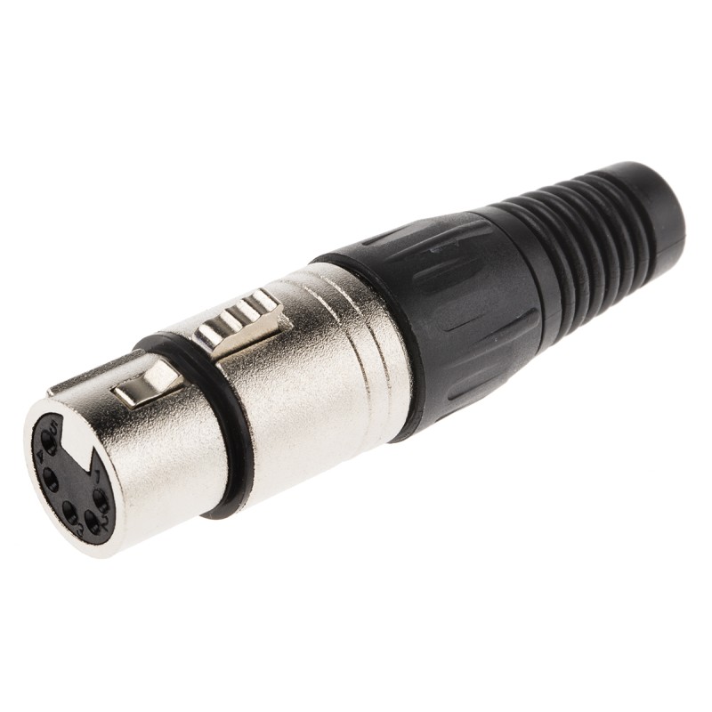1 pcs - RS PRO Cable Mount XLR Connector, Female, 5 Way