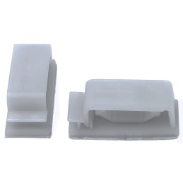 10 pcs - RS PRO Natural Nylon Cable Clamp