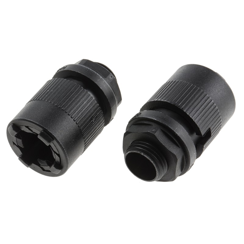 10 pcs - RS PRO Adapter, Conduit Fitting, 16mm Nominal Size, PG9, Nylon 66