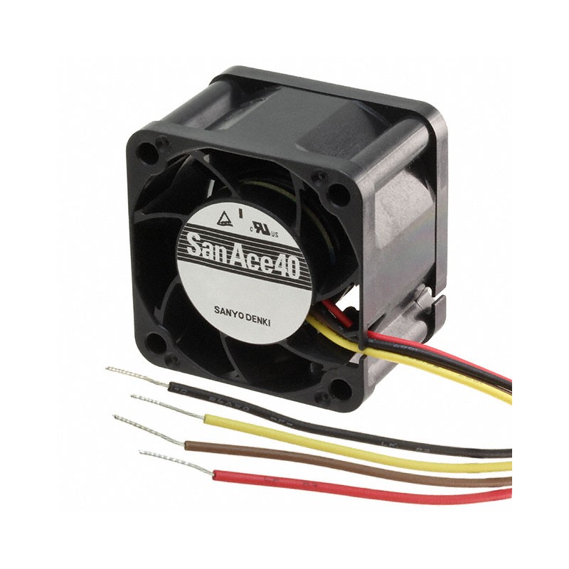 1 pcs : 9GA0412P3K011 - FAN AXIAL 40X28MM 12VDC WIRE