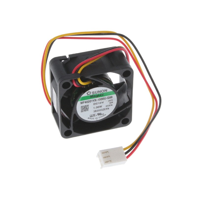 1 pcs : 4133/MF40201VX-1000U-G99 - FAN AXIAL 40X20MM 12VDC RECT