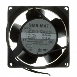 1 pcs : 3115FS-12W-B10-A00 - FAN AXIAL 80X38MM 115VAC WIRE