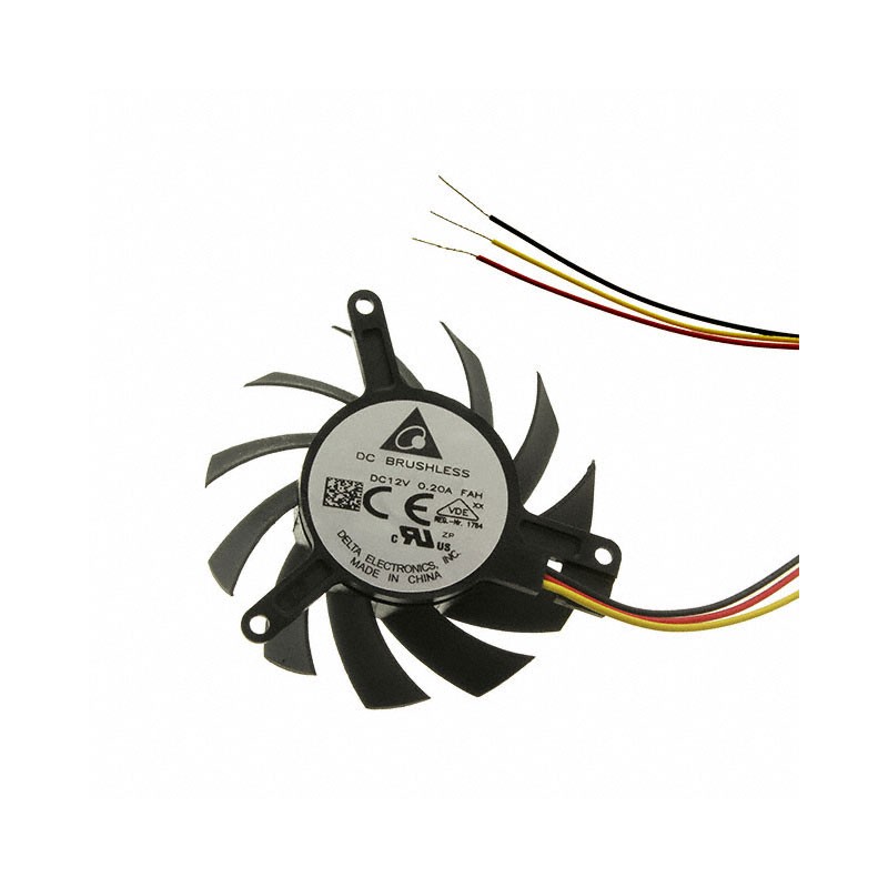 1 pcs : EFB0612HHAF99 - FAN AXL FRAMELSS 56X10.7MM 12VDC