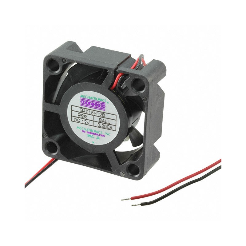 1 pcs : G4015H12B-RSR - FAN AXIAL 40X15MM 12VDC WIRE