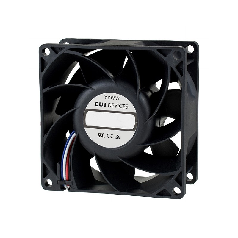 1 pcs : CFM-8038S-150-498 - FAN AXIAL 80X37.6MM 12VDC WIRE