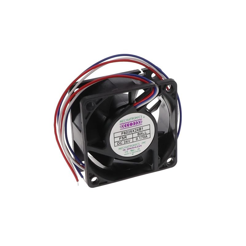 1 pcs : F6025X24B1-FSR - FAN AXIAL 60X25MM 24VDC WIRE