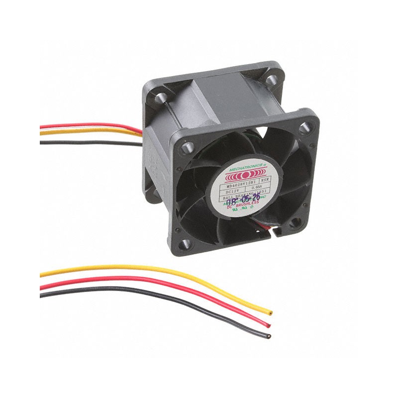 1 pcs : MD4028V12B1-FSR-L11 - FAN AXIAL 40X28MM 12VDC WIRE