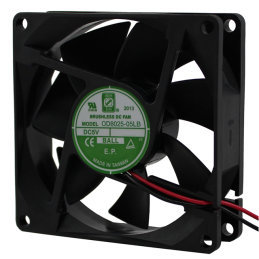 1 pcs : OD8025-05LB - FAN AXIAL 80X25MM BALL 5VDC WIRE