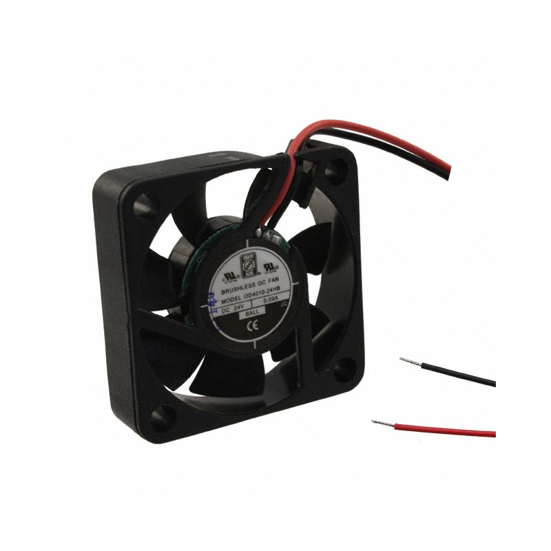 1 pcs : OD4010-24HB - FAN AXIAL 40X10.5MM 24VDC WIRE